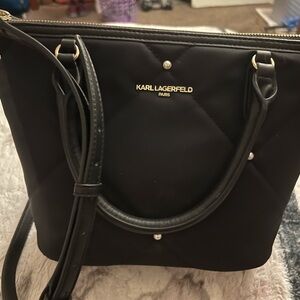 Karl Lagerfeld nylon crossbody bag euc